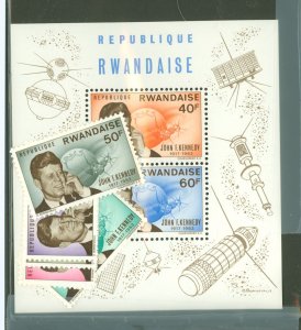 Rwanda #130-136  Single (Complete Set)