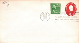 SCOTT U533a A.S.D.A. NATIONAL POSTAGE STAMP SHOW NEW YORK SPECIAL CANCEL 1950