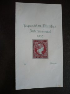 Stamps - Cuba - Scott# - Program Cover for Exhibition