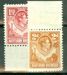 II: Northern Rhodesia 29, 31 mint CV $55