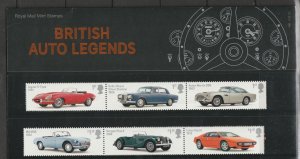 Great Britain 2013 Auto Legends, Scott Nos.  3214a, 3217a, 3218 EUROPA S/S MNH