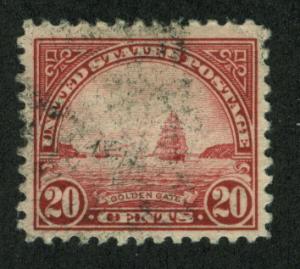 #567  20c Golden Gate