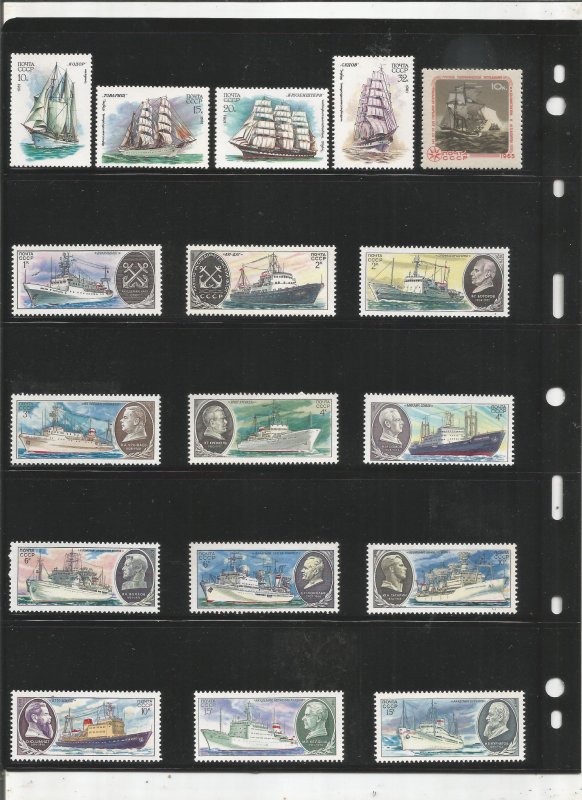 RUSSIA COLLECTION ON STOCK SHEET, MINT/USED