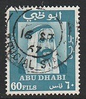 1967 Abu Dhabi - Sc 40 - used VF - 1 single - Sultan al Nahayan