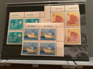 Baltic Sea Week German DDR 1962 mint never hinged  stamps blocks R23406