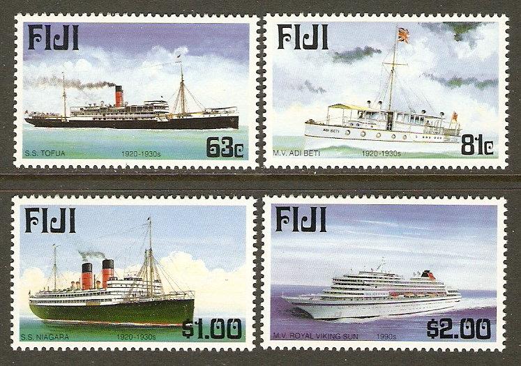 Fiji #843-6 NH Maritime Heritage