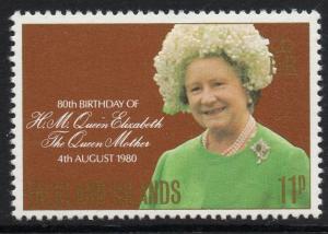 FALKLAND ISLANDS SG383 1980 80th BIRTHDAY OF QUEEN MOTHER MNH