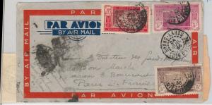 Ivory Coast - Côte d'Ivoire -  POSTAL HISTORY: AIRMAIL COVER to FRANCE 1936