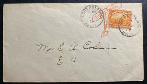 1928 Port Au Prince Haiti First Flight Airmail cover FFC To Usa Lindbergh Trip 