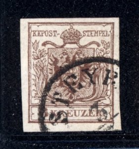 Austria 1850  Scott #4 used