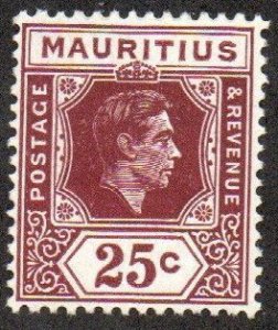 Mauritius Sc #218 Mint Hinged