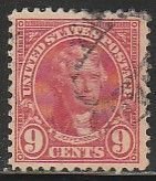 U.S. 561, 9¢ JEFFERSON, USED. F-VF. (949)