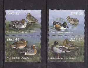 Ireland-Sc#1027a-unused NH stamps from souvenir sheet-Birds-Freshwater Ducks-199