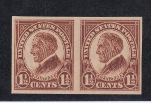 631 pair XF w/o gum ridges OG mint never hinged nice color ! see pic !