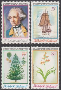 Norfolk Island 175-178 MH CV $4.85