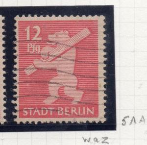 Germany Russian Zone 1945 Early Issue Fine Used 12pf. 216035