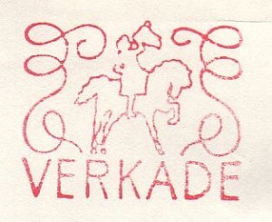 Meter cover Netherlands 1961 Herald - Horse - Verkade