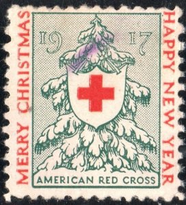 WX19 Christmas Seal (1917) No Gum/Used