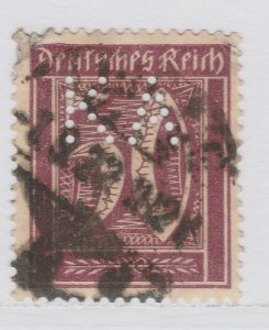 Perfin Germany Stamp Used A20P14F979-