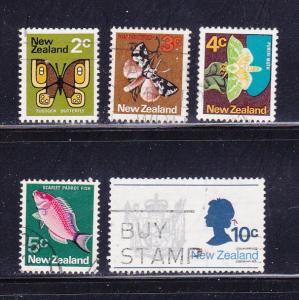 New Zealand 440, 442-444, 449 U Various (B)