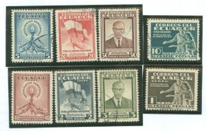 Ecuador #458-461/C152-C155 Used Single (Complete Set)