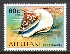 Aitutaki 92 Seashell MNH VF