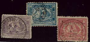 Egypt SC#20-22 Used F-VF...Bid a Bargain!