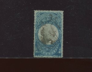 Scott R126 Washington $3.50 Revenue Stamp  (Stock R126-1)