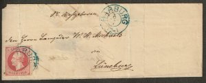 Hanover 1859,Sc.#19 used on cover