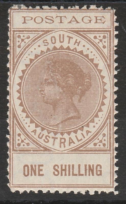 SOUTH AUSTRALIA 1902 QV THIN POSTAGE 1/- 