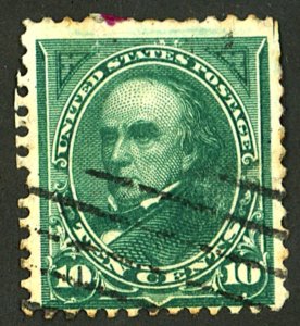 U.S. #226 USED REPAIRED THIN CREASES THIN