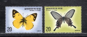 KOREA SC# 1008-9 FVF/MNH