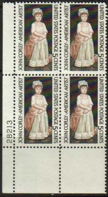 *USA Scott 1273 Plate Block (5 cents) MNH