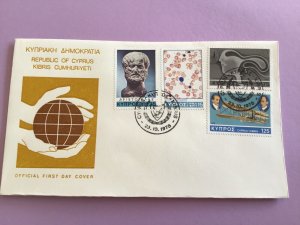 Cyprus First Day Cover First Engine Powered Flight  1978 Stamp Cover R43064