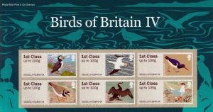 GB 2011 - Post & Go BIRDS OF BRITAIN IV MNH