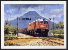 LIBERIA SHEET LOCOMOTIVES TRAINS