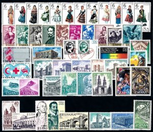 Spain 1969 Complete Year Set  MNH