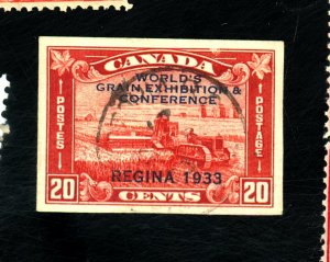 CANADA #203A USED IMPERF SINGLE V
