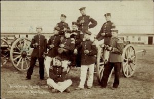 Photo PC 1905 Altengrabow Möckern in Saxony Anhalt, Military Training, Artillery