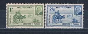 Mauritania 114-15 MLH set Caravan 1941 (M0342)