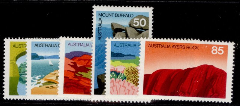 AUSTRALIA QEII SG627-632, 1976 Austalian scenes set, NH MINT. 