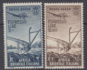 Italy East Africa - Air Mail African Subjects - Sassone n.A1-A13 MNH** cv 1350$
