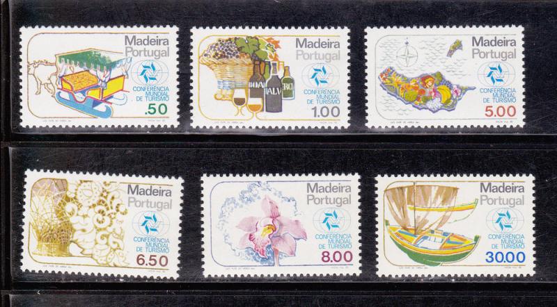 Portugal - Madeira # 68-73, Complete Set, Mint Never Hinged