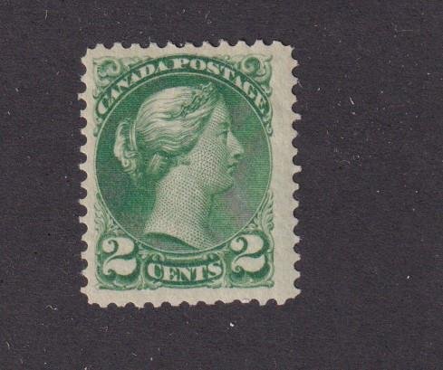 CANADA # 36 VF-MH 2cts SMALL QUEEN CAT VALUE $40 REFJKH225