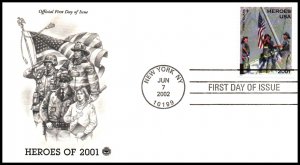 US B2 Heroes PCS U/A FDC