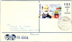 Brazil, Worldwide First Day Cover