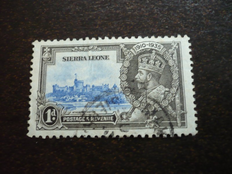 Stamps - Sierra Leone - Scott# 166 - Used Part Set of 1 Stamp