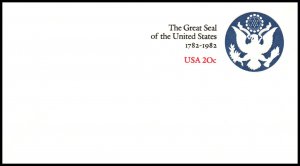 US U602 Great Seal Postal Stationary Unused