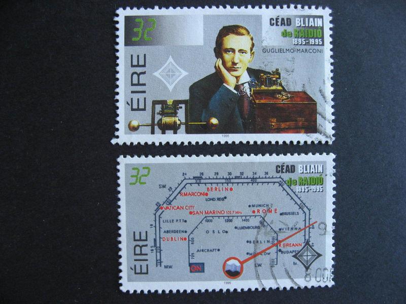 Ireland Sc 973-4 1995 Marconi centenary issue used