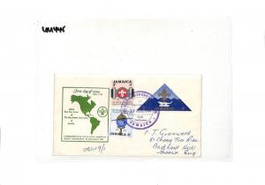 UU445 1964 Jamaica Kingston FDI Essex GB Cover {samwells-covers}